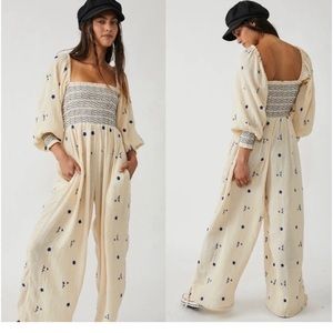 Free People Dahlia jumpsuit size large